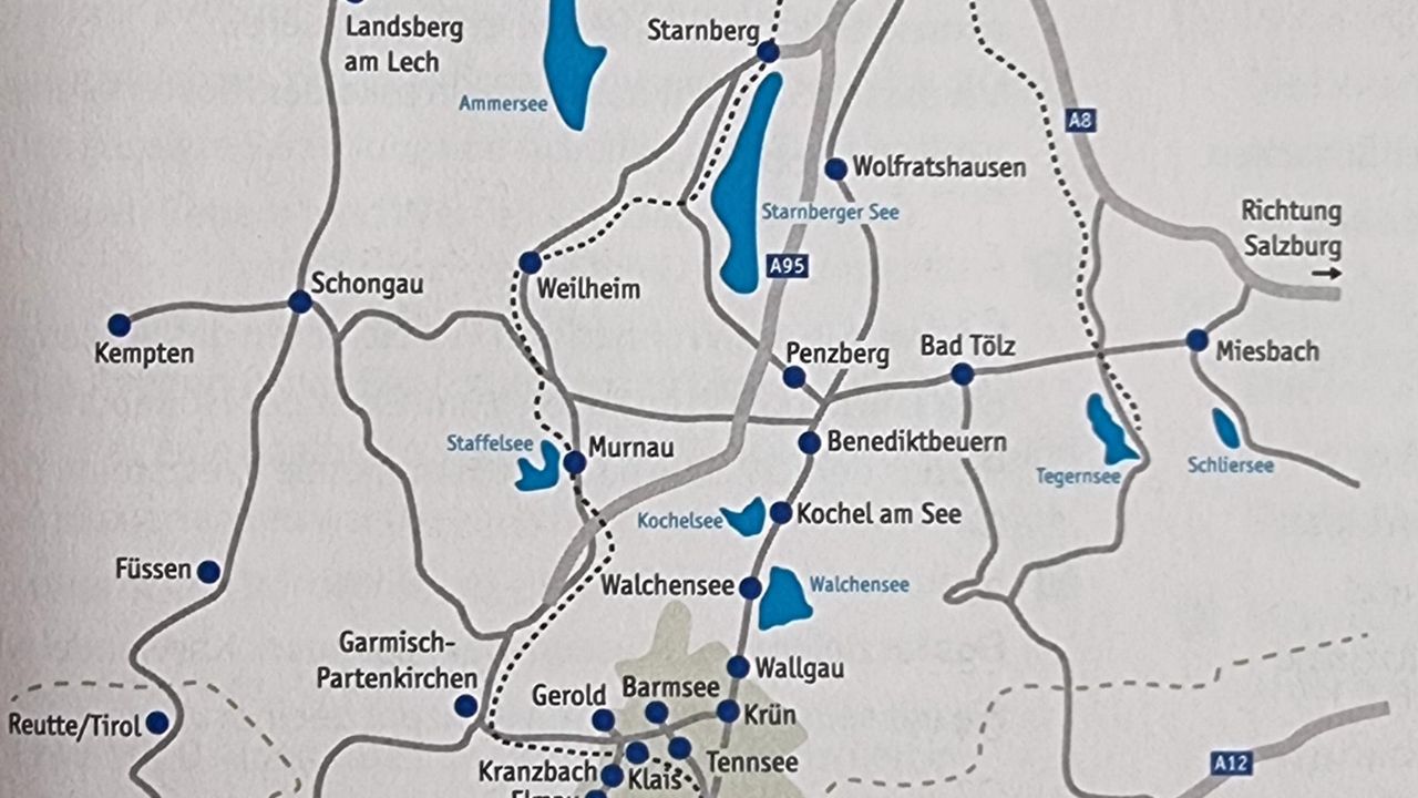 Anfahrt nach Krün Anfahrt nach Krün